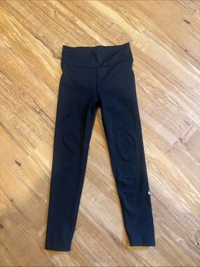 Kids Black Nike High-Waist Active Leggings size m